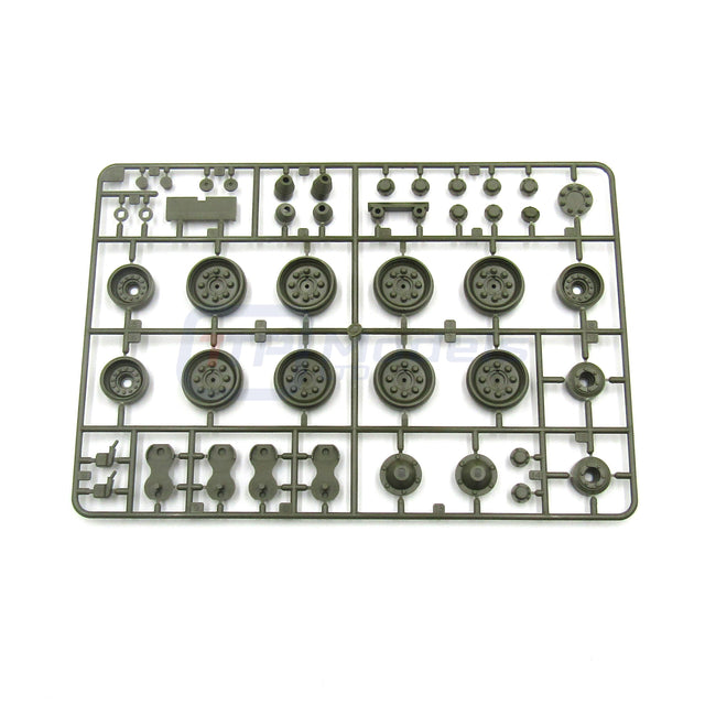 Tamiya 56013 M4 Sherman 105mm Howitzer, 0005839/10005839 C Parts (Wheels), NEW