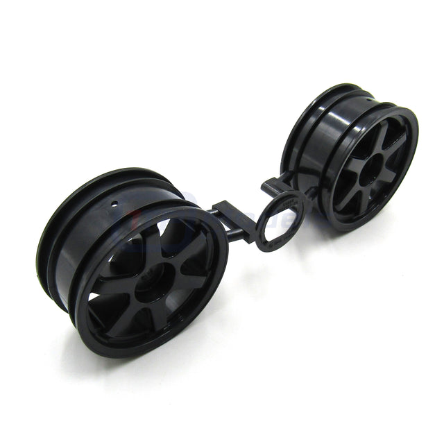 Tamiya 58479 Raybrig HSV-010/TT01E/XV-01/TT02, 0440448/10440448 Wheels (2 Pcs.)
