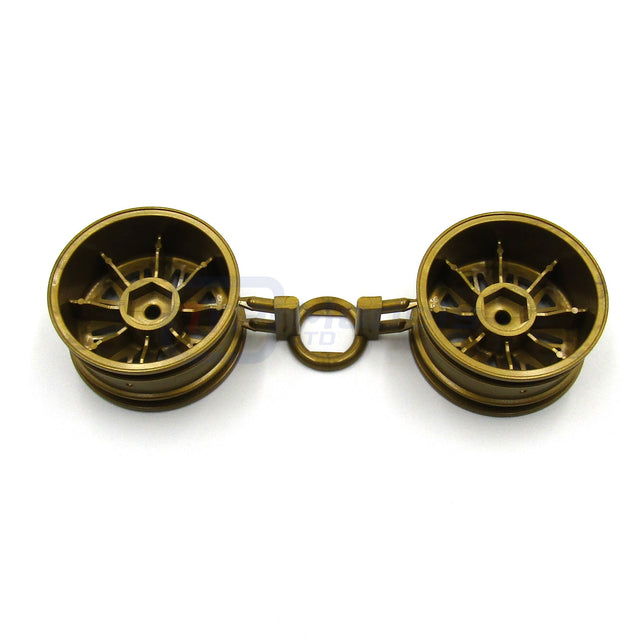 Tamiya 44035 TG10 Ferrari 360GT Daytona, 0444187/10444187 Wheels (2 Pcs.), NEW