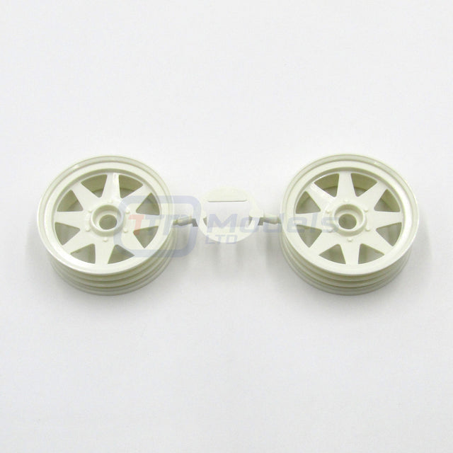Tamiya Striker/Sonic Fighter/Grasshopper II/2 0445094/10445094 Front Wheels, NEW