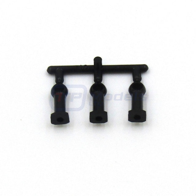 Tamiya 0445563/10445563 4mm Adjuster (Black), (Buggy Champ/Sand Scorcher/Truck)