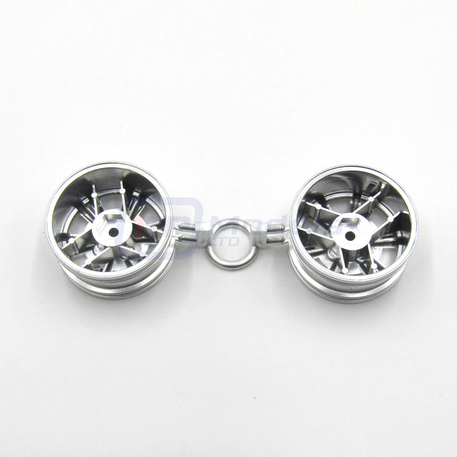 Tamiya 58178 Honda CR-V/VW Amarok/CC01, 0445596/10445596 Wheels (2 Pcs.), NEW