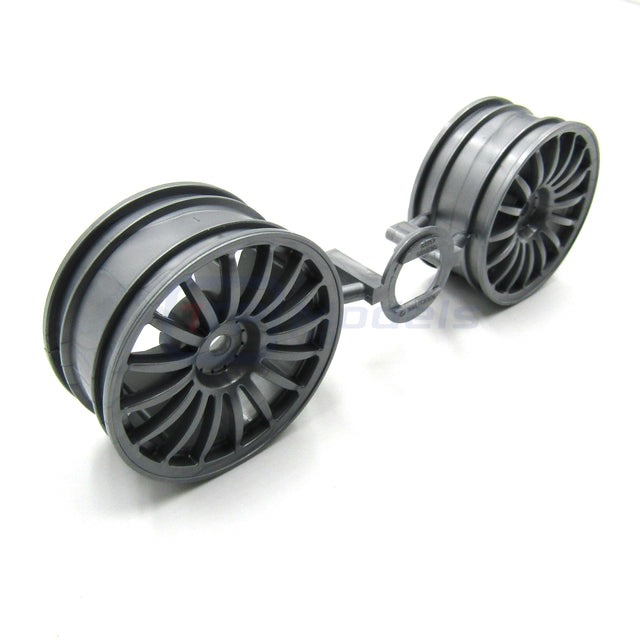 Tamiya 58182 Audi A4 STW/TA03F/TT01/TT02, 0445605/10445605 Wheels (2 Pcs.), NEW