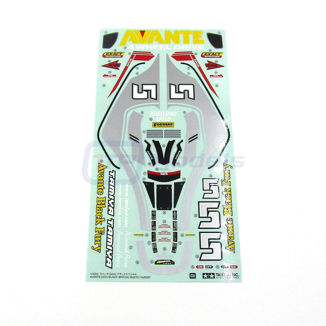 Tamiya 47390/84270 Avante 2011 Black Special, 1428287/11428287 Decals/Stickers, NEW