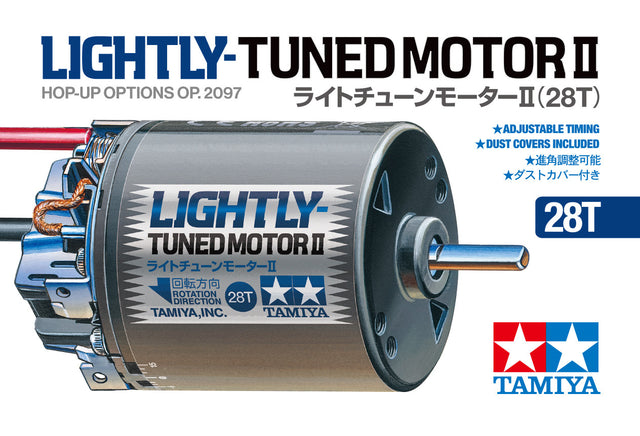 Tamiya 22097 Lightly-Tuned Motor II (28T), (DF02/DF03/DT02/DT03/WR02/TT02B/TD2/4), NIB (Copy)