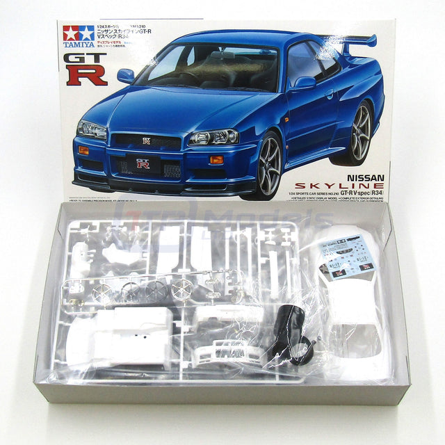 Tamiya 24210 1/24 Sports Car Series: Nissan Skyline GT-R V-Spec (R34)
