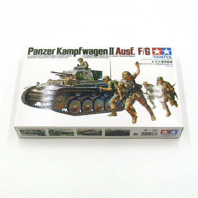 Tamiya 35009 1/35 Military Miniatures Series: Panzer Kampfwagen II Ausf. F/G