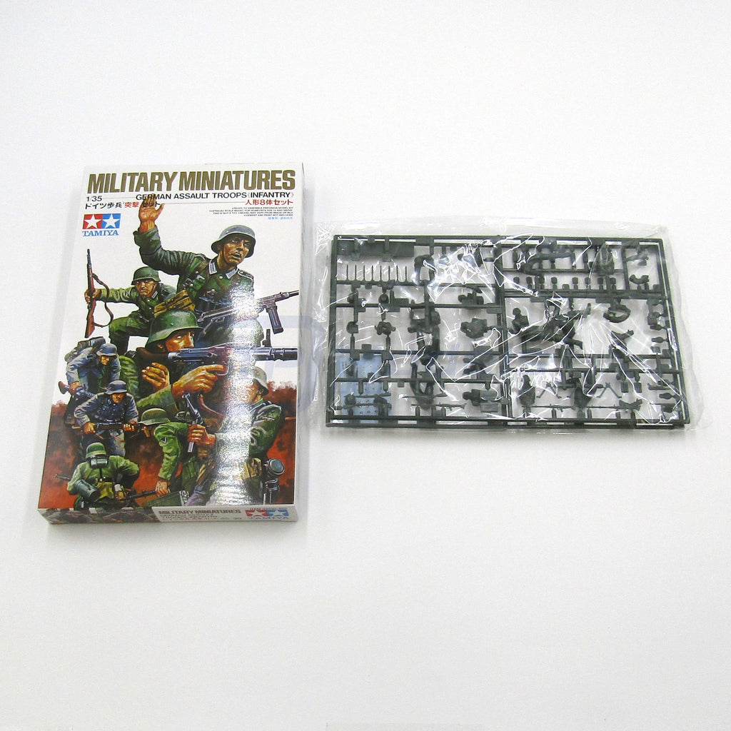 Tamiya 35030 1/35 Military Miniatures Series: German Assault Troops (I ...