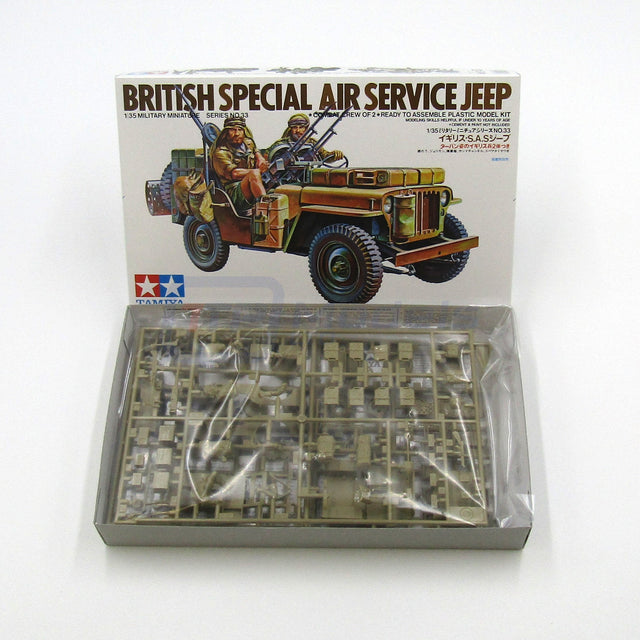Tamiya 35033 1/35 Military Miniatures Series: British Special Air Service Jeep