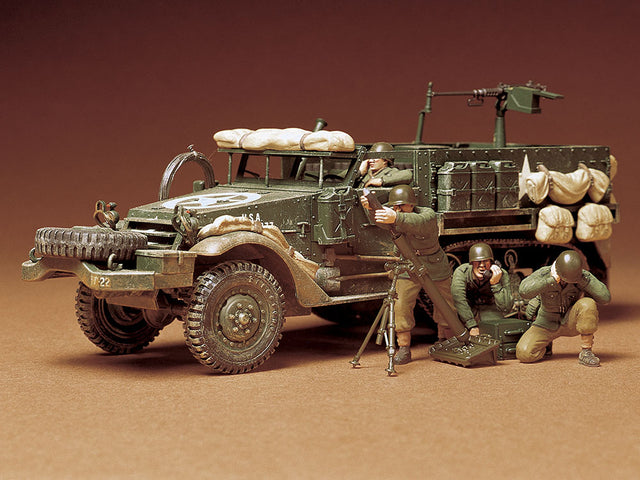 Tamiya 35083 1/35 Military Miniatures Series: U.S Half Track 81mm Mortar Carrier M21