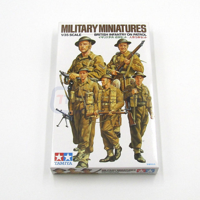 Tamiya 35223 1/35 Military Miniatures Series: British Infantry On Patrol, NIB