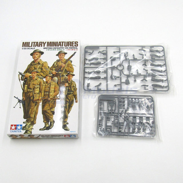Tamiya 35223 1/35 Military Miniatures Series: British Infantry On Patrol, NIB