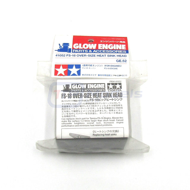 Tamiya 41052 FS-18 Over-Size Heat Sink Head, (Terra Crusher/Wild Commando/TGM02)