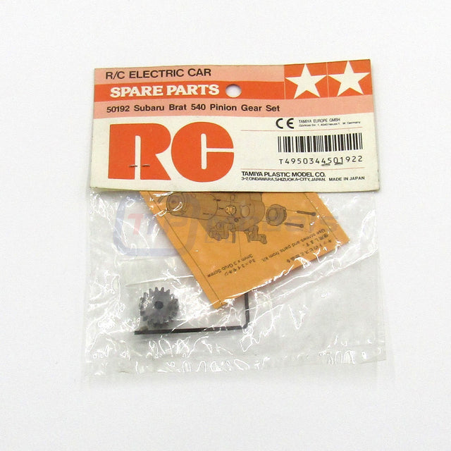 Tamiya 50192 Subaru Brat 540 (18T) Pinion Gear Set, (Frog/Hornet/Fox), NIP