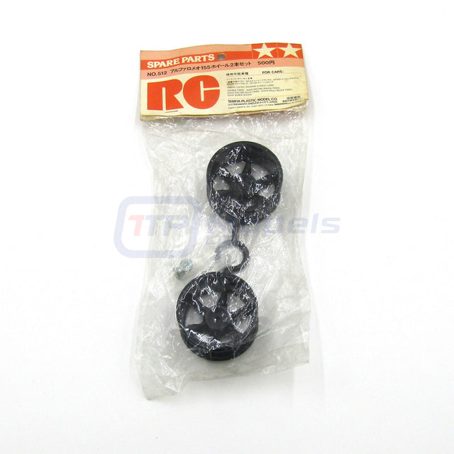 Tamiya 50512 Alfa Romeo 155 Wheels (1 Pair), (TA02/TA-02), NIP
