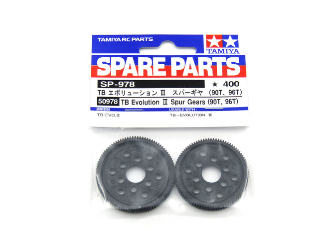 Tamiya 50978 TB Evolution III Spur Gears (90T, 96T), (TB Evo 3/IV/4/V/5), NIP