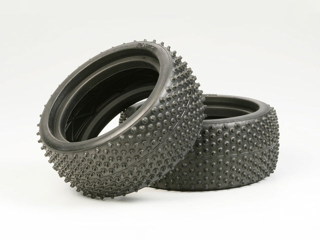 Tamiya 51163 NDF-01 Pin Spike Tires (2 Pcs.), (Nitro Force/Blaster/Thunder), NIP