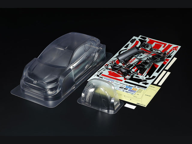 Tamiya 51707 Toyota Gazoo Racing WRT/GR Yaris Rally 1 Hybrid Body Parts Set TT02