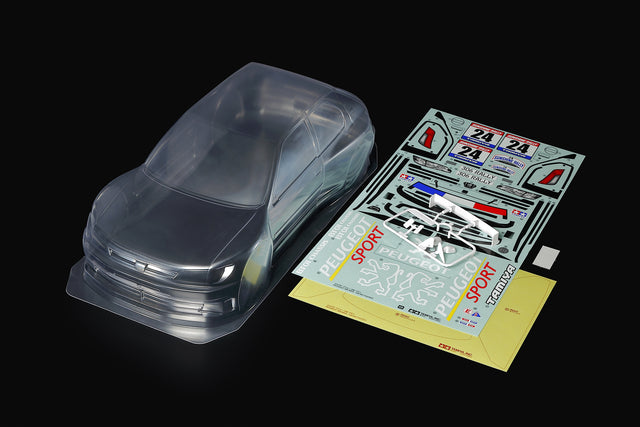 Tamiya 51753 Peugeot 306 Maxi Body Parts Set, (TT01/TT02/BT-01), NIB