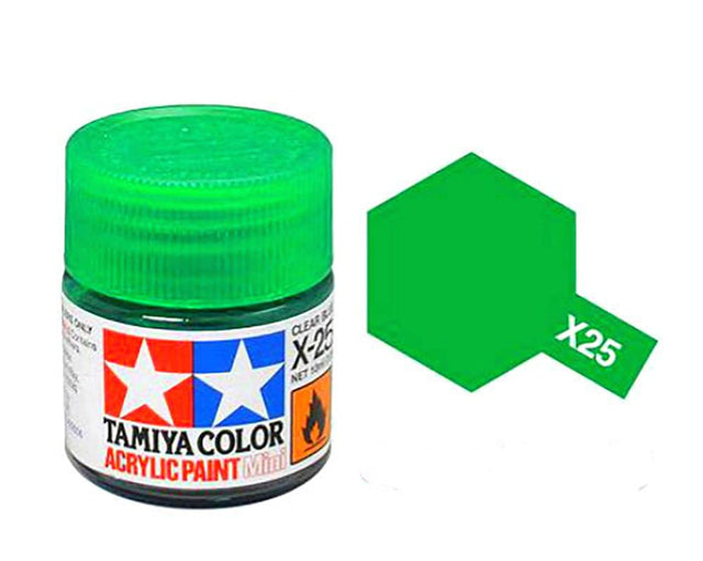 Tamiya Acrylic Mini X Paint Jars (Round, 10ml, .33fl oz), NEW