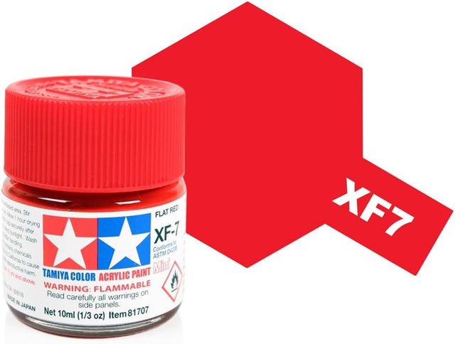 Tamiya Acrylic Mini X & XF Paint Jars (Round, 10ml, .33fl oz), NEW