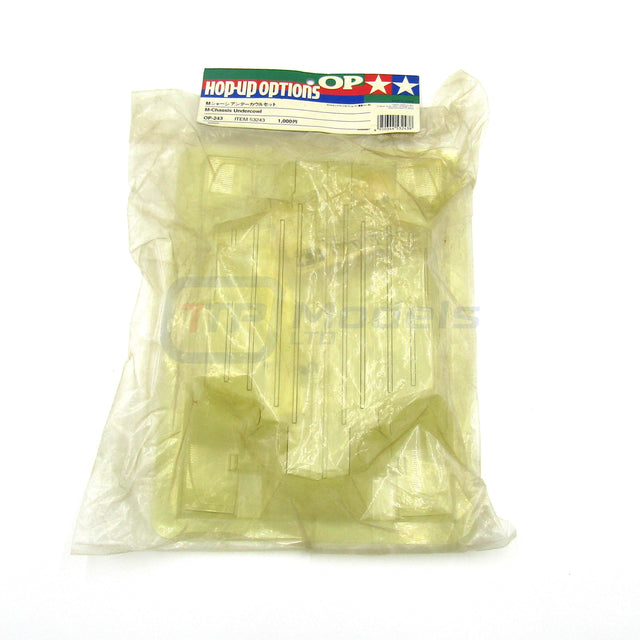 Tamiya 53243 M-Chassis Undercowl, (M01/M02), (Yellowed), NIP