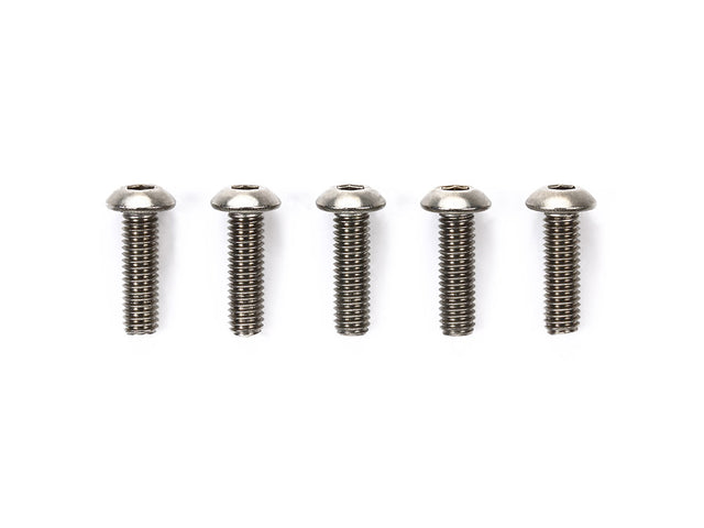Tamiya 53530 3x10mm Titanium Round Head Socket Screw, (TRF418/TRF419/TRF420) NIP