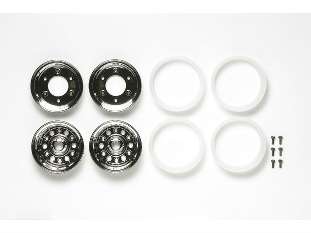 Tamiya 54414 R/C 4x4 Vehicle 4-Piece Wheels (2 Pcs.) (Bruiser/Mountain Rider), NIP