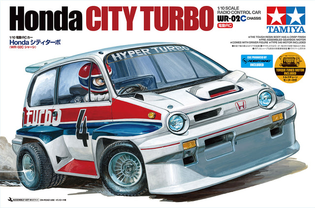 Tamiya 58611 Honda City Turbo Assembly Kit/WR02C, NIP