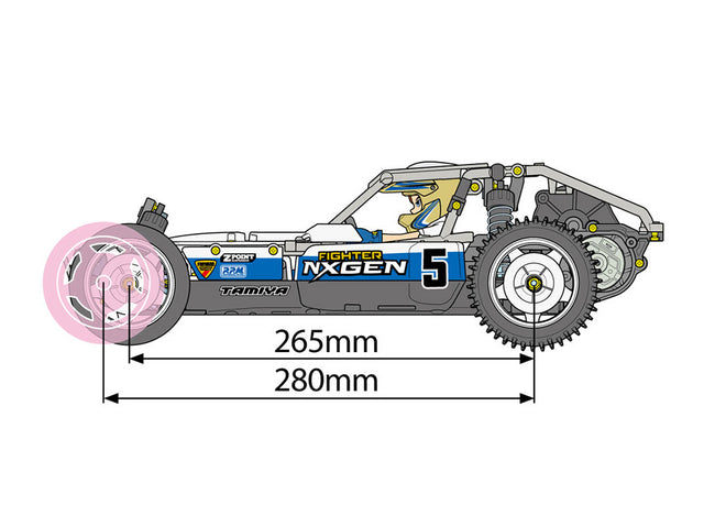Tamiya 58741 Fighter NXGEN (DT-04) Assembly Kit, NIB **Pre-Order**