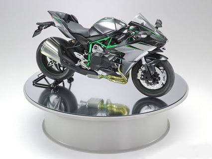 Tamiya 73001 Aluminium Mirrored Display Turntable (20cm/200mm), **Pre-Order** NEW