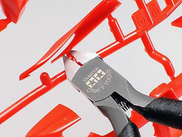 Tamiya 74035 Craft Tools, Sharp Pointed Side Cutter for Plastic (Static/RC Kits)
