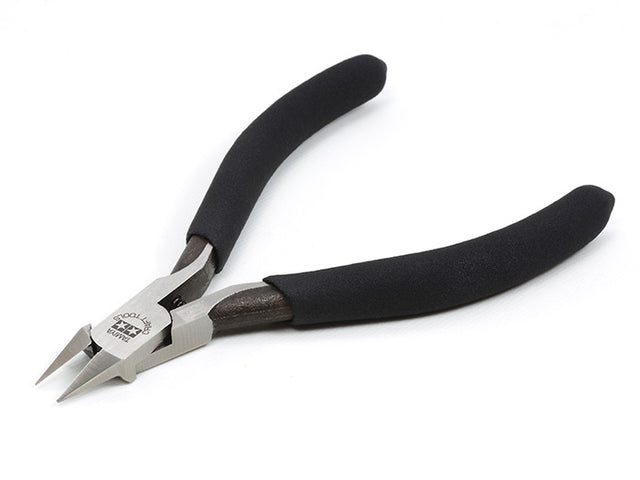 Tamiya 74123 Craft Tools, Sharp Pointed Side Cutter for Plastic (Slim Jaw), NIP