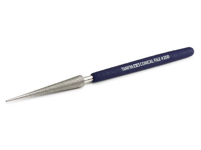 Tamiya 74164 Craft Tools, Plastic Modeling Conical File (#200), NIP