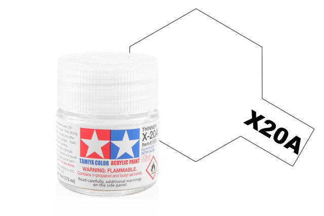 Tamiya Acrylic Mini X & XF Paint Jars (Round, 10ml, .33fl oz), NEW