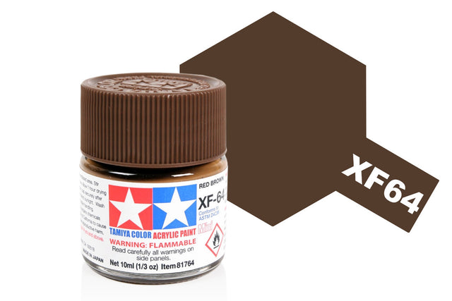 Tamiya Acrylic Mini X & XF Paint Jars (Round, 10ml, .33fl oz), NEW