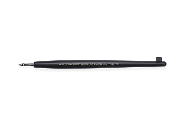 Tamiya 87223 Tamiya Modelling Brush HG II Rounded Flat Brush (Extra Small), NIP