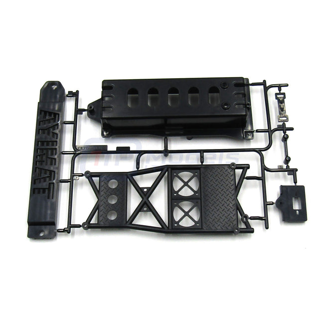 Tamiya 58549 Agrios/TXT2, 9000489/19000489 C Parts (Mech Deck & Battery Case)