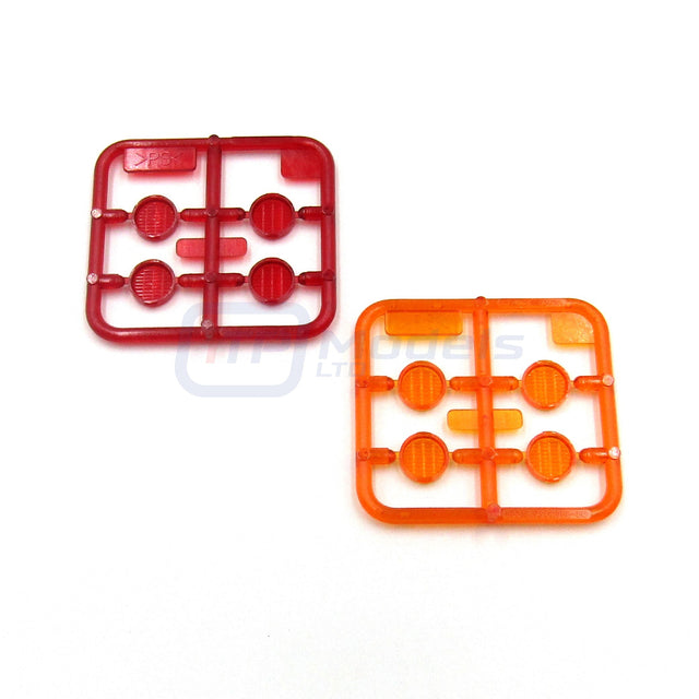 Tamiya 56319 3 Axle Reefer Trailer, 9115214/19115214 S Parts (Lenses), NEW