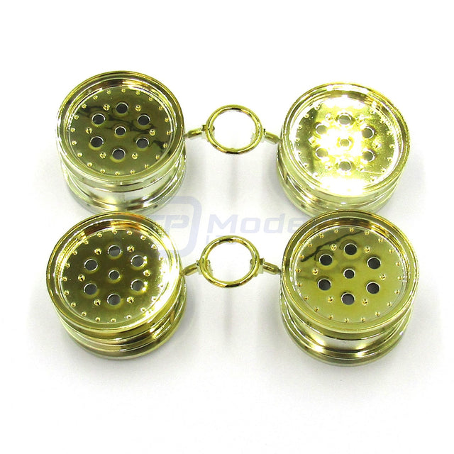 Tamiya 58054 Super Shot/2012/Hotshot 9335020/19335020 Gold Plated Wheels (F&R)