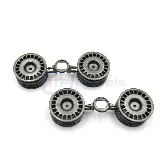 Tamiya 58701 Opel 'Cliff' Calibra V6/TT01E, 9335859/19335859 Wheels (4 Pcs.), NEW