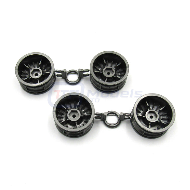 Tamiya 58701 Opel 'Cliff' Calibra V6/TT01E, 9335859/19335859 Wheels (4 Pcs.), NEW
