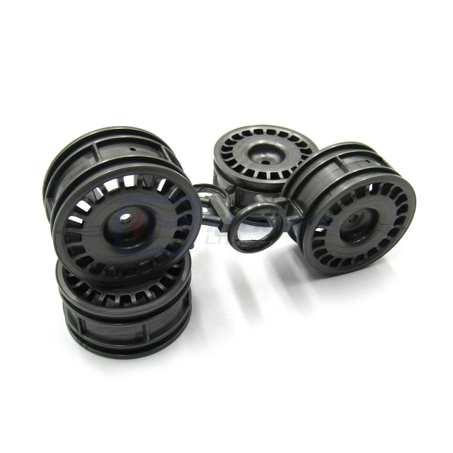 Tamiya 58701 Opel 'Cliff' Calibra V6/TT01E, 9335859/19335859 Wheels (4 Pcs.), NEW