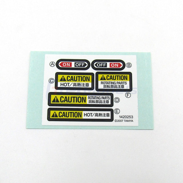 Tamiya 58727 Mitsubishi Pajero/CW-01/CW01, 9490107/19490107 Decals/Stickers, NIP