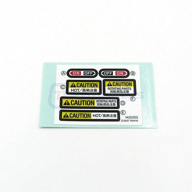 Tamiya 58728 Super Sabre 2023, 9490111/19490111 Decals/Stickers, NEW