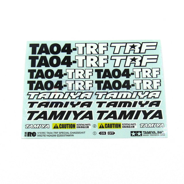 Tamiya 49278 TA04 TRF, 9494068/19494068 Decals/Stickers, NIP