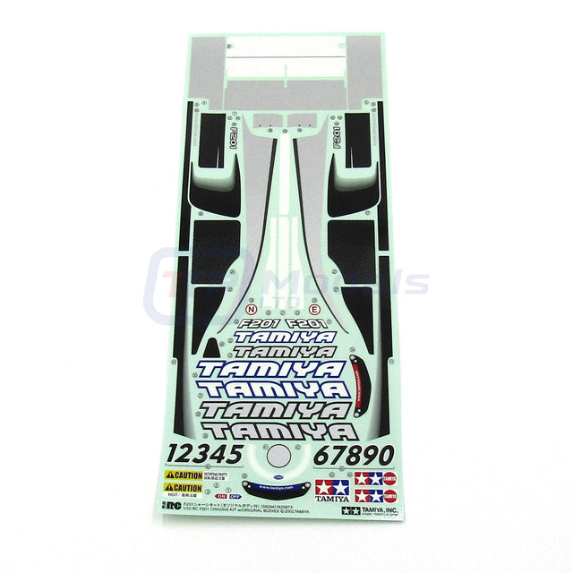 Tamiya 58294 F201 Chassis w/Original Body, 9495394/19495394 Decals/Stickers, NIP