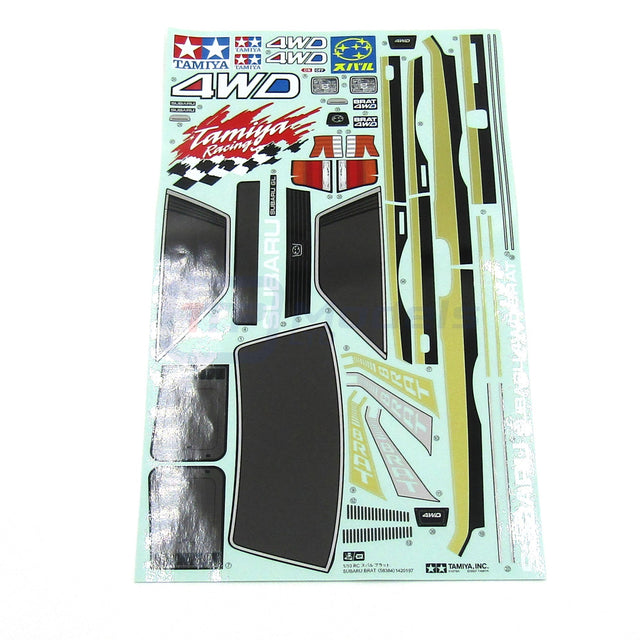Tamiya 58384 Subaru Brat/Blue/Metallic, 9495507/19495507 Decals/Stickers, NIP