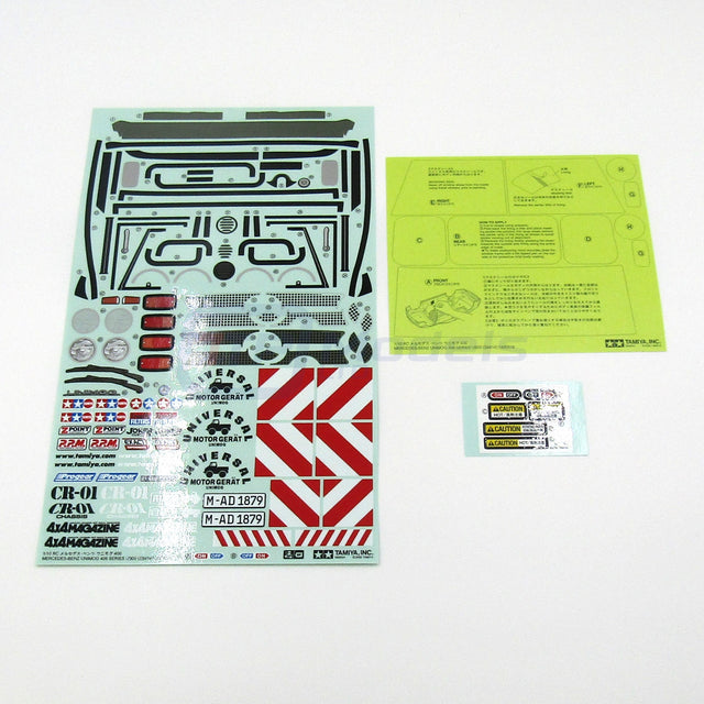 Tamiya 58414 Unimog 406 Series/CR01/CC01/CW01, 9495556/19495556 Decals/Stickers