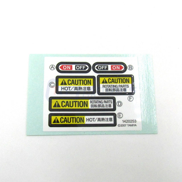 Tamiya 58418 Boomerang, 9495567/19495567 Decals/Stickers, NEW